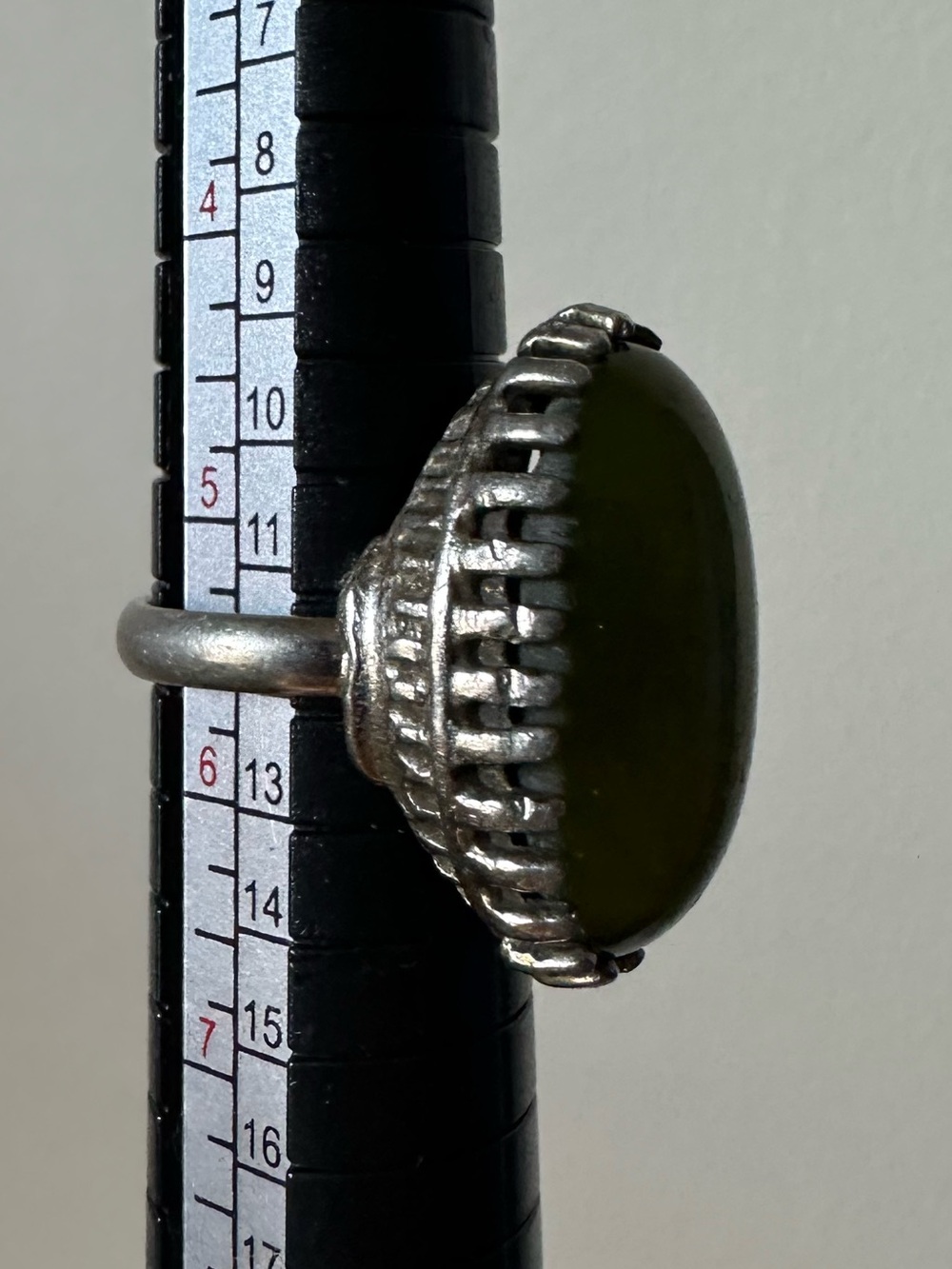 ✨5/$25 Vintage Faux Gemstone Ring Boho Silver Tone - Picture 2 of 5